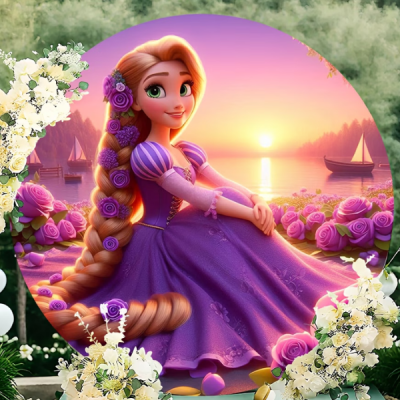 Imágenes de la funda Rapunzel