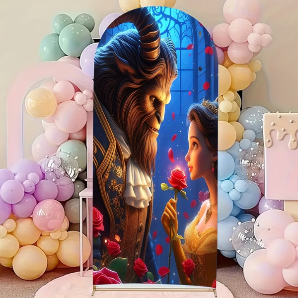 Imagen funda arco 180 cm de la bella y la bestia
